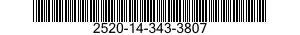 2520-14-343-3807  2520143433807 143433807