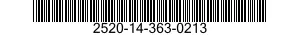 2520-14-363-0213  2520143630213 143630213