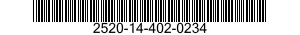 2520-14-402-0234 CONDUIT,ASPIRATION 2520144020234 144020234