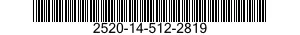 2520-14-512-2819  2520145122819 145122819
