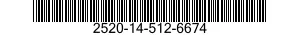 2520-14-512-6674  2520145126674 145126674