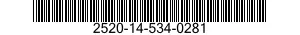 2520-14-534-0281 LINING SET,FRICTION 2520145340281 145340281