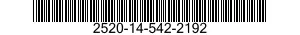 2520-14-542-2192 PROPELLER SHAFT WITH UNIVERSAL JOINT,VEHICULAR 2520145422192 145422192