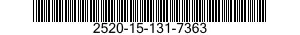 2520-15-131-7363 INGRANAGGIO 2520151317363 151317363