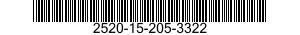 2520-15-205-3322 DRIVE SHAFT ASSEMBLY,CONSTANT VELOCITY,VEHICULAR 2520152053322 152053322