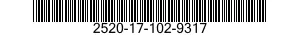 2520-17-102-9317 FLANGE,COMPANION,VEHICULAR UNIVERSAL JOINT 2520171029317 171029317