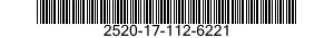 2520-17-112-6221 BUS,OLIE TOEVOER 2520171126221 171126221