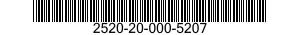 2520-20-000-5207 DRIVE SHAFT ASSEMBLY,CONSTANT VELOCITY,VEHICULAR 2520200005207 200005207