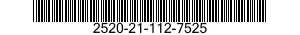 2520-21-112-7525 O-RING 2520211127525 211127525