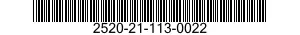 2520-21-113-0022 SPRING,HELICAL,COMPRESSION 2520211130022 211130022