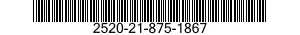 2520-21-875-1867 UNIVERSAL JOINT 2520218751867 218751867