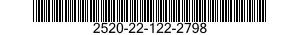 2520-22-122-2798 CLIP,SPRING TENSION 2520221222798 221222798