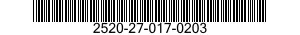 2520-27-017-0203 CONTROL ASSEMBLY,GATE,LEVER SHIFT 2520270170203 270170203