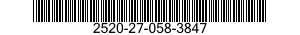 2520-27-058-3847 DRIVE SHAFT ASSEMBLY,CONSTANT VELOCITY,VEHICULAR 2520270583847 270583847