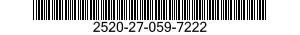2520-27-059-7222 MIL 2520270597222 270597222