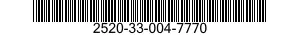 2520-33-004-7770 RING,SUPPORT,TRANSMISSION 2520330047770 330047770