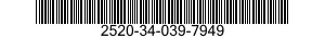 2520-34-039-7949 HUB,SYNCHRONIZER,TRANSMISSION 2520340397949 340397949