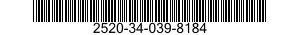 2520-34-039-8184 PLATE,INTERMEDIATE,FRICTION CLUTCH 2520340398184 340398184