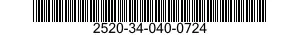 2520-34-040-0724 PARTS KIT,CLUTCH DISK 2520340400724 340400724