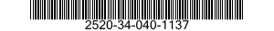 2520-34-040-1137 RING SET,PISTON 2520340401137 340401137