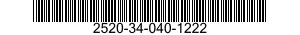 2520-34-040-1222 PLATE,INTERMEDIATE,FRICTION CLUTCH 2520340401222 340401222