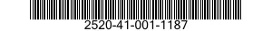 2520-41-001-1187 UNIVERSAL JOINT,GEARED,VEHICULAR 2520410011187 410011187