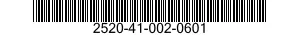 2520-41-002-0601 HOUSING PART,TRANSMISSION,MECHANICAL 2520410020601 410020601