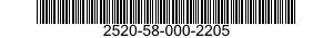 2520-58-000-2205 FLANGE,COMPANION,VEHICULAR UNIVERSAL JOINT 2520580002205 580002205