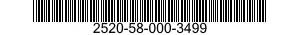 2520-58-000-3499 CAP,DUST,PROPELLER SHAFT 2520580003499 580003499
