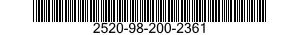 2520-98-200-2361 DRIVE SHAFT ASSEMBLY,CONSTANT VELOCITY,VEHICULAR 2520982002361 982002361