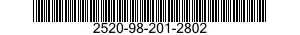2520-98-201-2802 HOUSING PART,TRANSMISSION,MECHANICAL 2520982012802 982012802