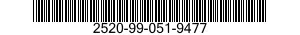 2520-99-051-9477 PROPELLER SHAFT WITH UNIVERSAL JOINT,VEHICULAR 2520990519477 990519477