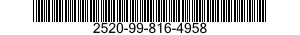 2520-99-816-4958 TRANSMISSION,MECHANICAL,VEHICULAR 2520998164958 998164958