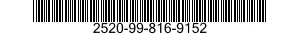 2520-99-816-9152  2520998169152 998169152
