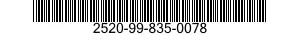 2520-99-835-0078 LOCKING PLATE,NUT AND BOLT 2520998350078 998350078