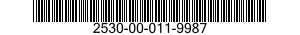 2530-00-011-9987 PISTON,HYDRAULIC BRAKE,WHEEL CYLINDER 2530000119987 000119987