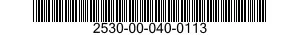 2530-00-040-0113  2530000400113 000400113