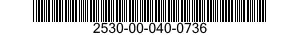 2530-00-040-0736  2530000400736 000400736