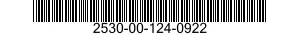 2530-00-124-0922 BOOT,VEHICULAR COMPONENTS 2530001240922 001240922