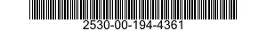 2530-00-194-4361 BRAKE DRUM 2530001944361 001944361