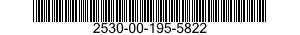 2530-00-195-5822 PLATE,WEAR,BRAKE SHOE 2530001955822 001955822