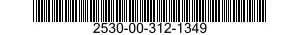 2530-00-312-1349 CYLINDER ASSEMBLY,HYDRAULIC BRAKE,MASTER 2530003121349 003121349