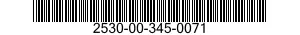 2530-00-345-0071  2530003450071 003450071
