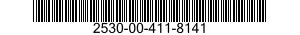 2530-00-411-8141 MASTER LINK,TRACK SHOE,CONNECTING 2530004118141 004118141