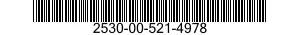 2530-00-521-4978 PISTON,HYDRAULIC BRAKE 2530005214978 005214978