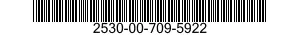 2530-00-709-5922 WEIGHT,WHEEL BALANCING 2530007095922 007095922