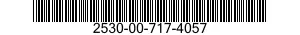 2530-00-717-4057 WHEEL,SOLID RUBBER TIRE 2530007174057 007174057