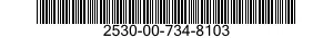 2530-00-734-8103 CAMSHAFT 2530007348103 007348103