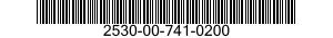 2530-00-741-0200  2530007410200 007410200