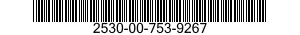 2530-00-753-9267 CYLINDER ASSEMBLY,HYDRAULIC BRAKE,MASTER 2530007539267 007539267